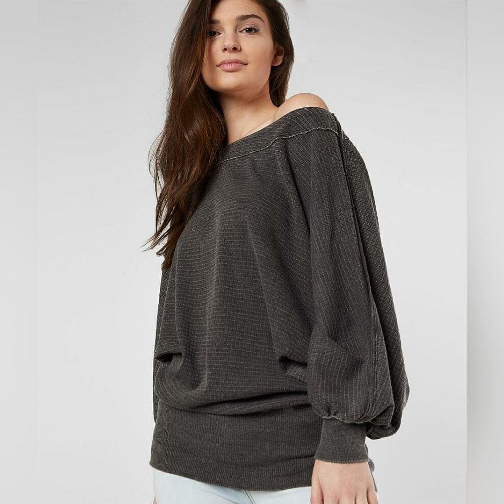 Free People Willow Washed Thermal Top sz XS